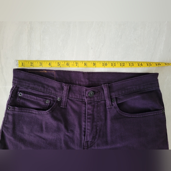 LEVI'S purple jeans white label 511 - Picture 3 of 12